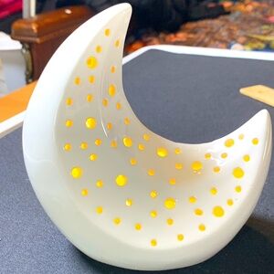 Starry Moon night light - vintage witchy boho cottage core uses batteries